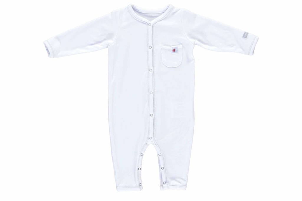 Puckababy baby sleepsuit tencel 3-6 mnd, Wit