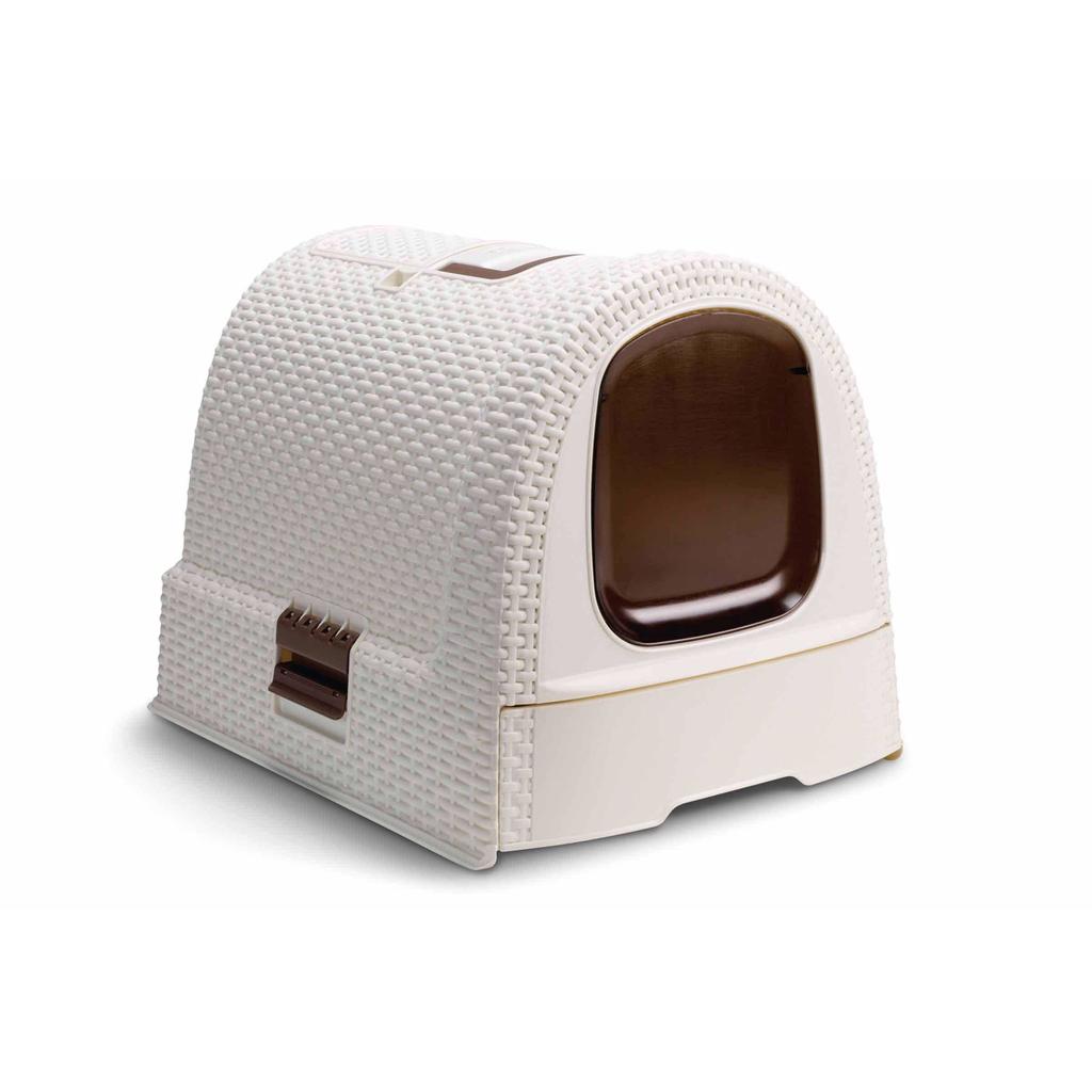 Curver Kattenbak - Wit - 51x38,5x39,5 cm