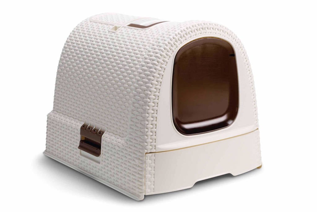Curver Kattenbak - Wit - 51x38,5x39,5 cm