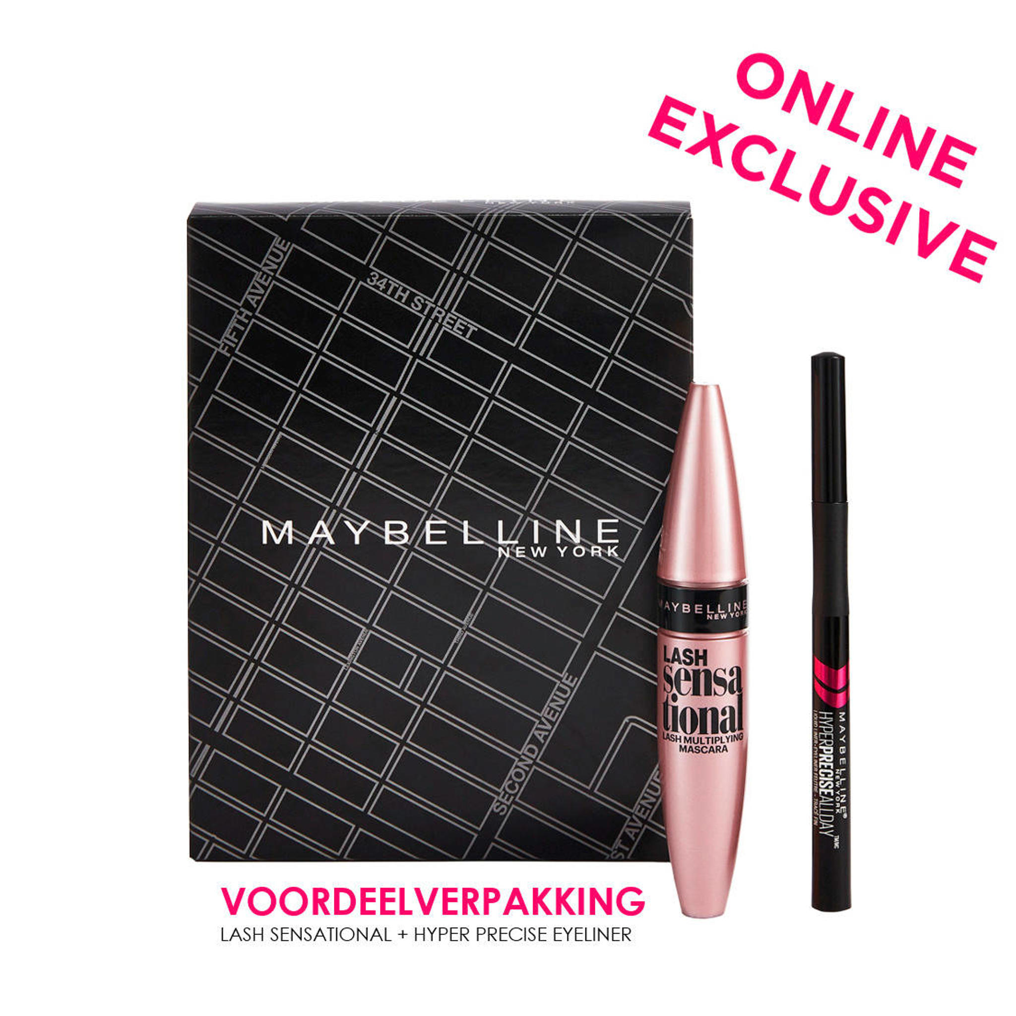 Maybelline New York Lash Sensational mascara Zwart wehkamp