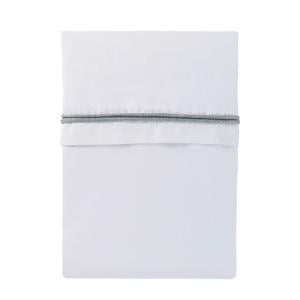 baby ledikantlaken 120x150 cm wit/licht grijs