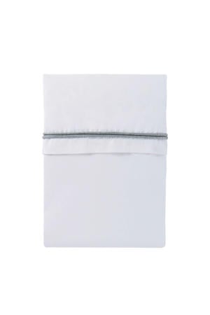 baby ledikantlaken 120x150 cm wit/licht grijs