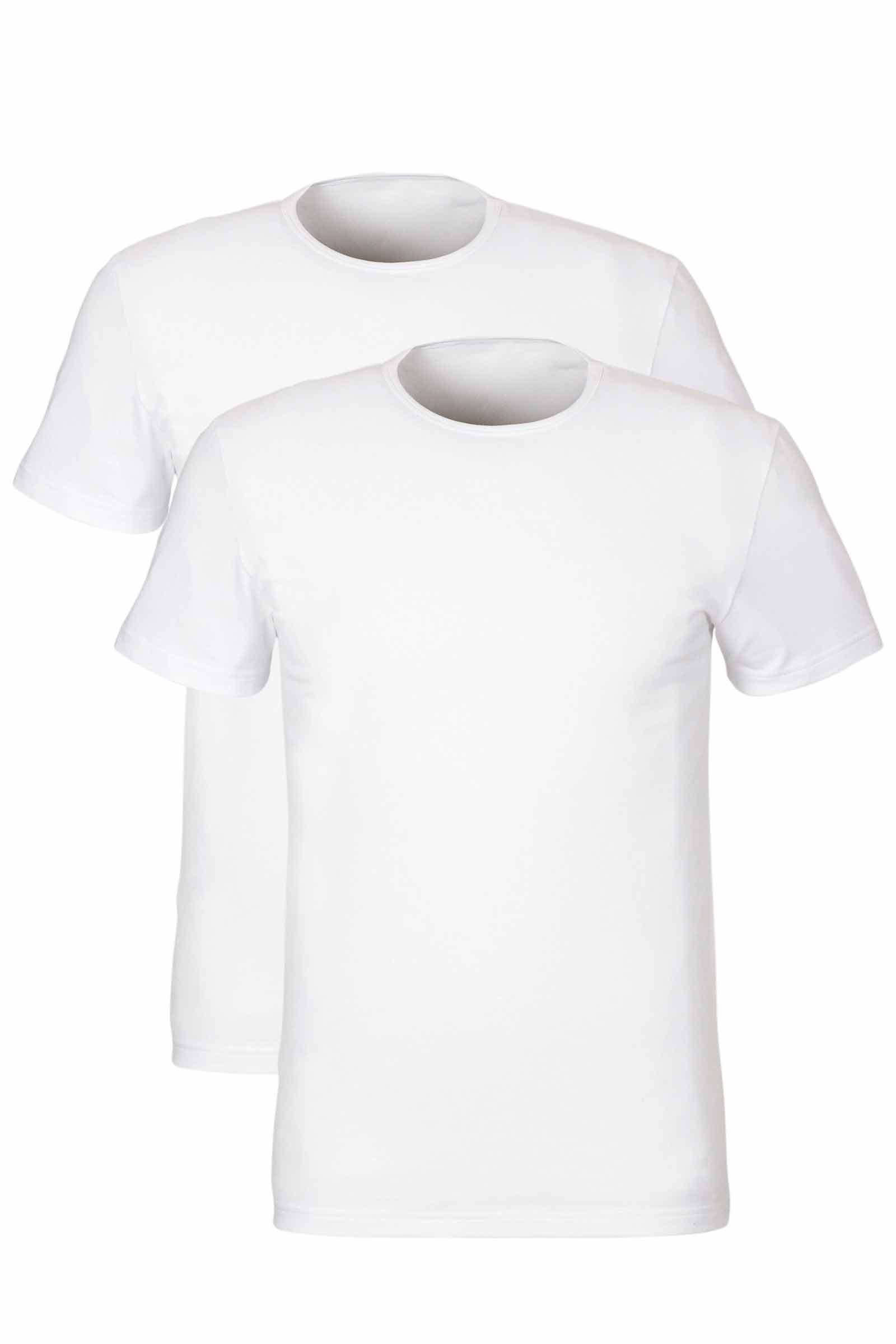 wehkamp Heren Kleding Lingerie & Ondermode Onderhemden & Shirts Ondershirt set van 2 zwart 