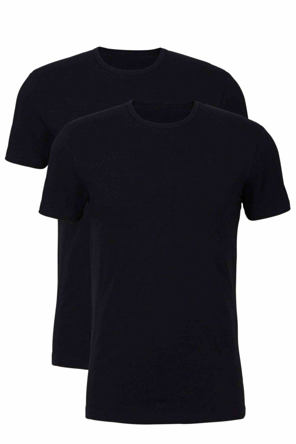whkmp's own ondershirt (set van 2) zwart