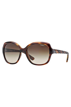 zonnebril 0VO2871S met tortoise print bruin