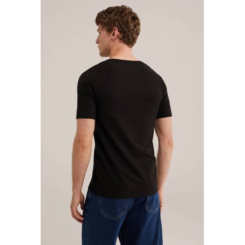 WE Fundamentals slim fit T-shirt zwart afbeelding