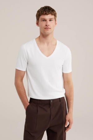 slim fit T-shirt wit