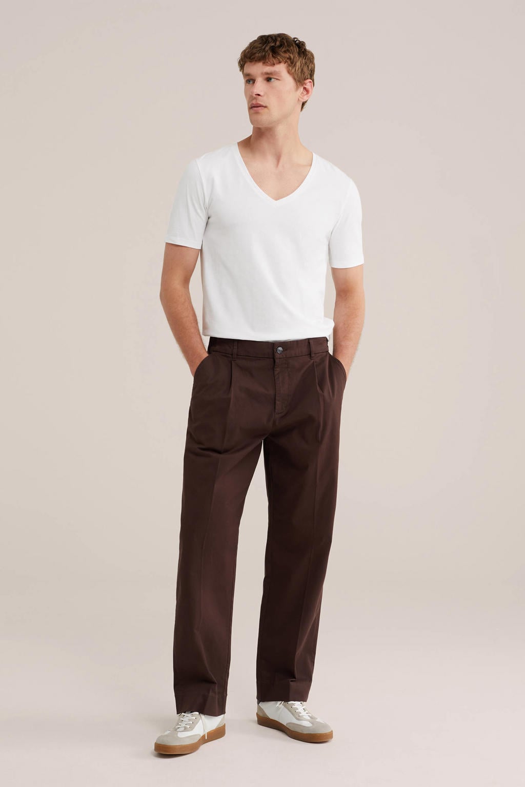 WE Fundamentals slim fit T-shirt wit
