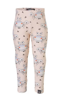 legging met all over print lichtroze