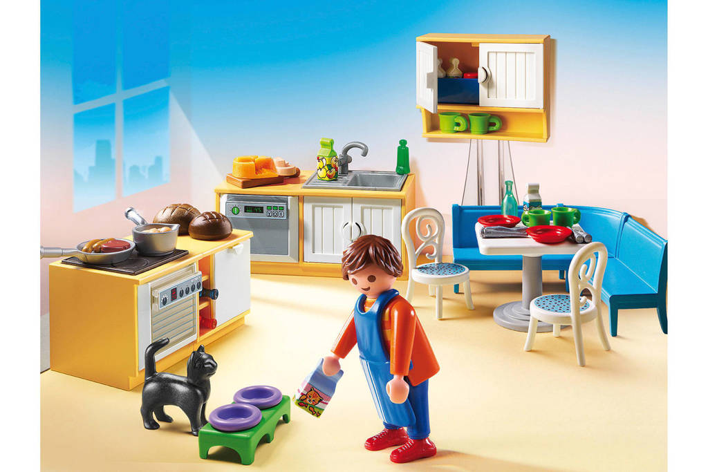 Playmobil Dollhouse keuken met zithoek wehkamp