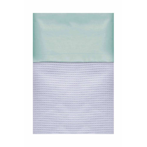 Cottonbaby Ledikantlaken Mintgroenwit cottonbaby kopen in de aanbieding