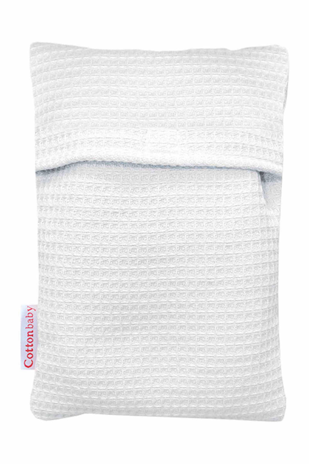 CottonBaby Zensy kruikenzak wafel wit, Wit