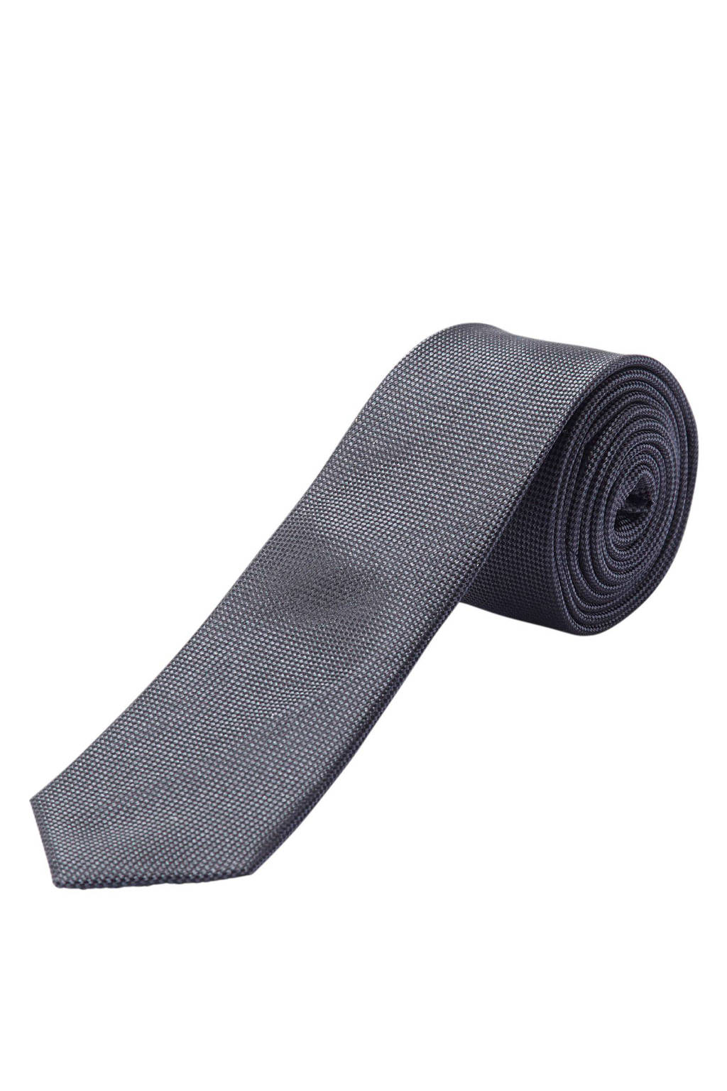 Selected homme zijden stropdas, Antraciet