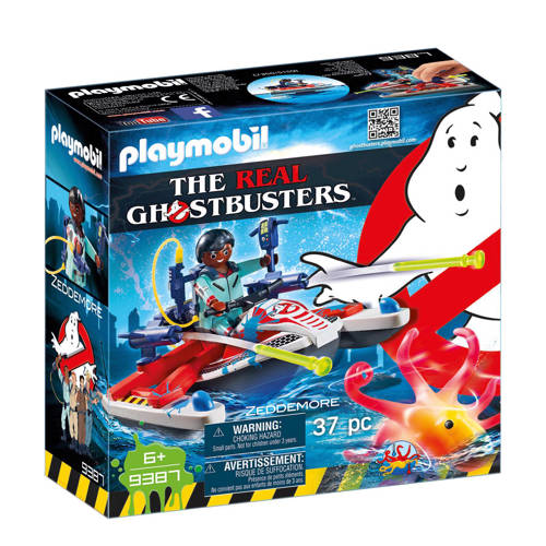 Playmobil Ghostbusters Zeddemore Met Waterscooter 9387 playmobil kopen in de aanbieding