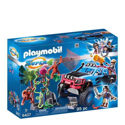 Playmobil Super 4 Monstertruck Met Alex En Brute Brock 9407 playmobil kopen in de aanbieding