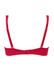 thumbnail: Hunkemöller beugelbh Satin fleece rood