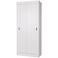 WOOOD Row Plankenkast Met Schuifdeuren - Grenen - Wit - 195x85x44