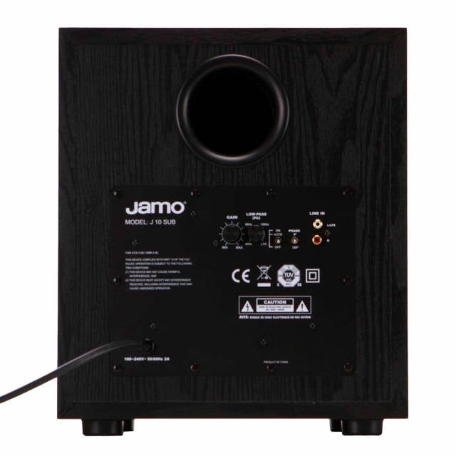 Jamo J10 subwoofer zwart wehkamp