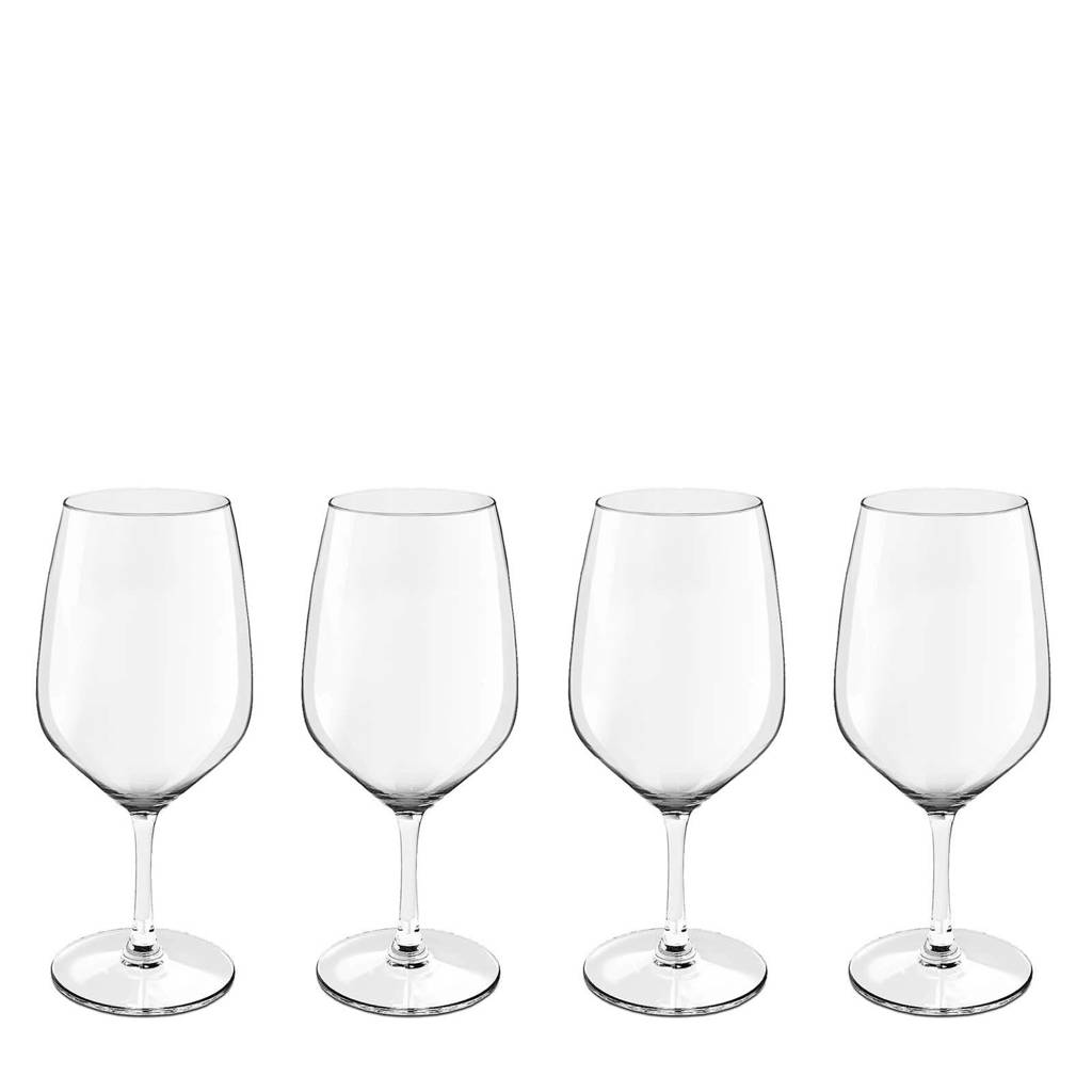 Royal Leerdam Finesse Novum rode wijnglas (set van 4), Transparant