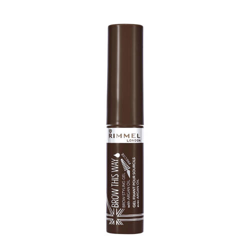 Rimmel London Wenkbrauwgel Met Araganolie 003 Dark Brown rimmel london kopen in de aanbieding Rimmel London Wenkbrauwgel Met Araganolie 003 Dark Brown rimmel london kopen in de aanbieding