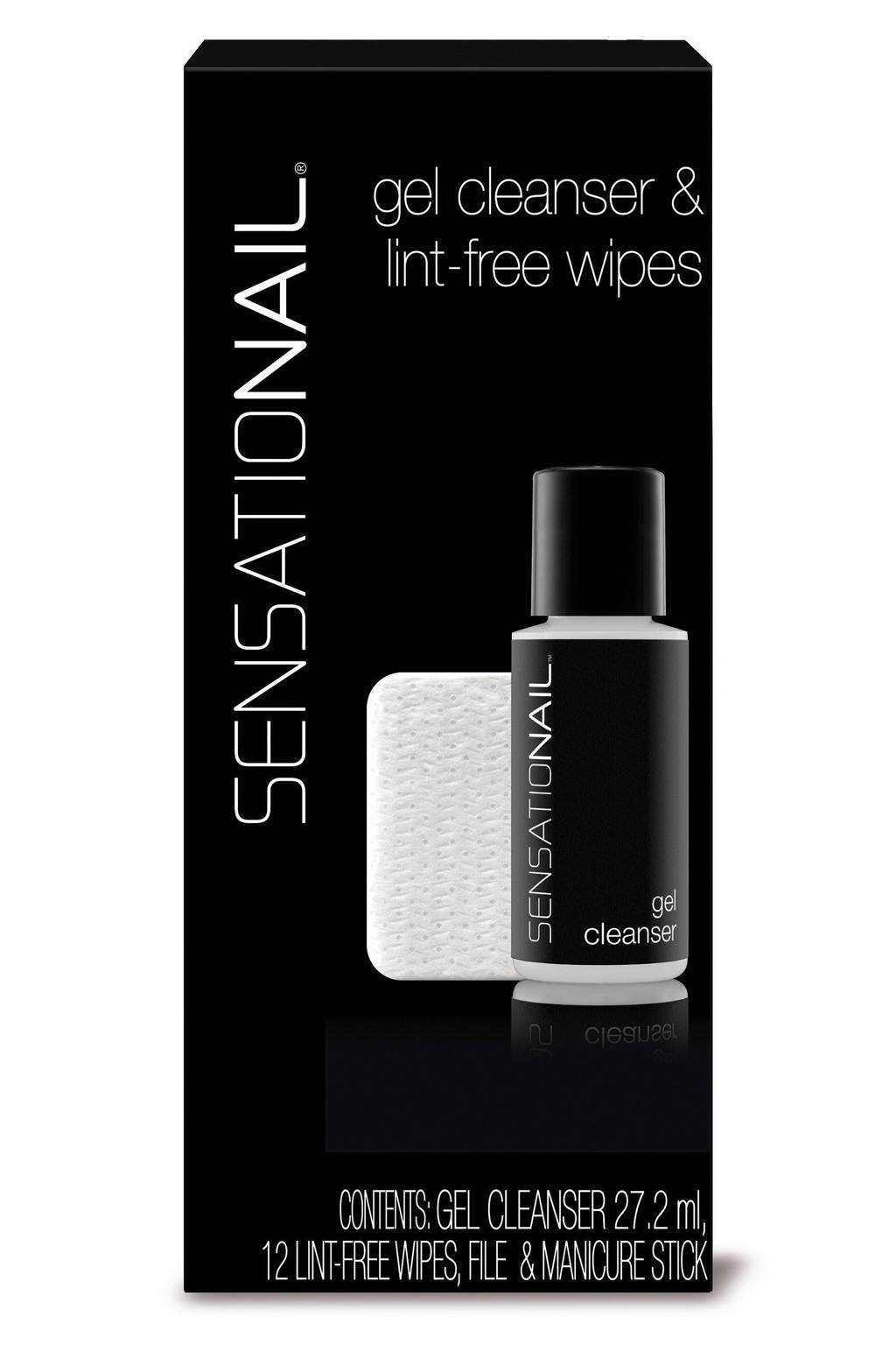 Sensationail Gelnagels cleanser & doekjes, -