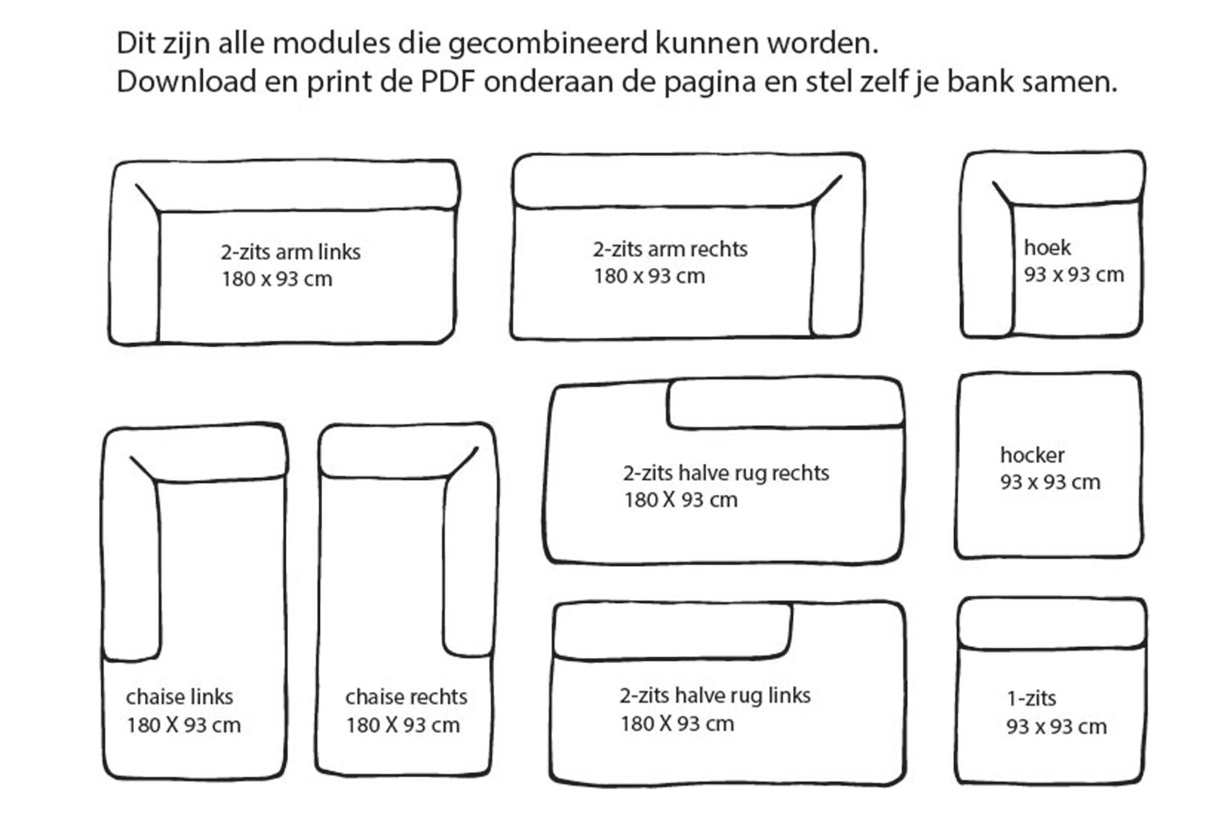 whkmp's own hoekbank rechts Town V | wehkamp
