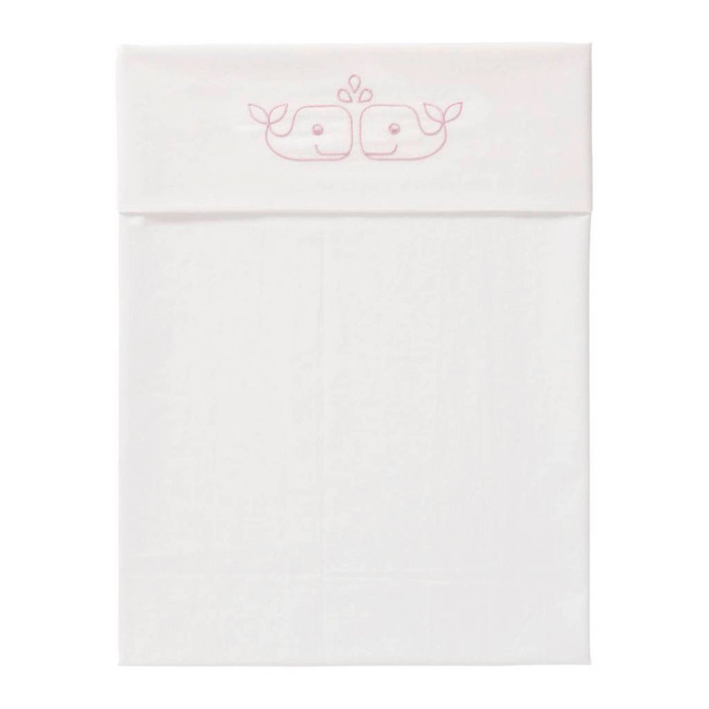 Fresk Whale wieglaken 75x90 cm mellow roze, Mellow roze