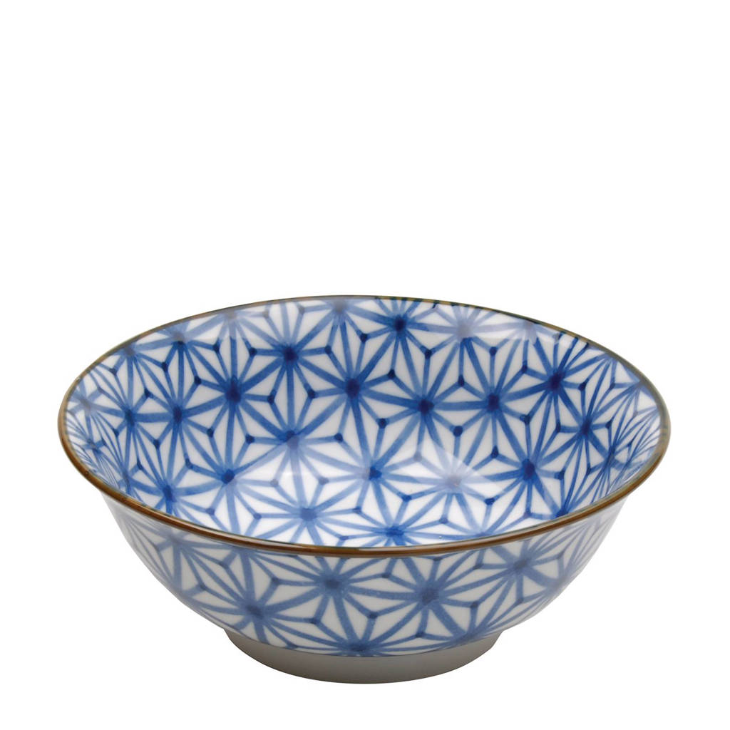 Tokyo Design Studio Mixed Bowls schaal (Ø20,5 cm), Blauw/wit