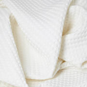 thumbnail: Vandyck katoenen bedsprei pique waffle (wit) (160x250 cm)