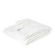 thumbnail: Vandyck katoenen bedsprei pique waffle (wit) (160x250 cm)
