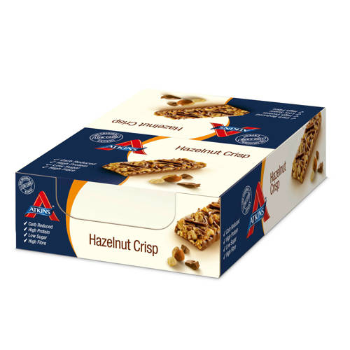 Atkins Hazelnut Crisp Repen 132 atkins kopen in de aanbieding