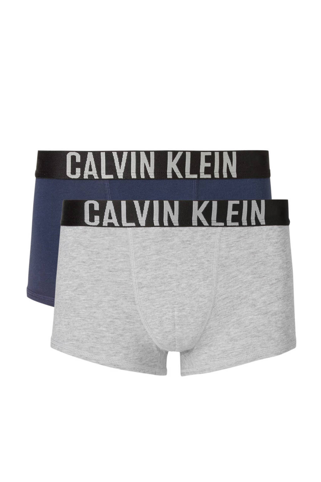 CALVIN KLEIN UNDERWEAR   boxershort - set van 2 grijs/donkerblauw