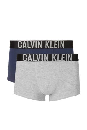   boxershort - set van 2 grijs/donkerblauw