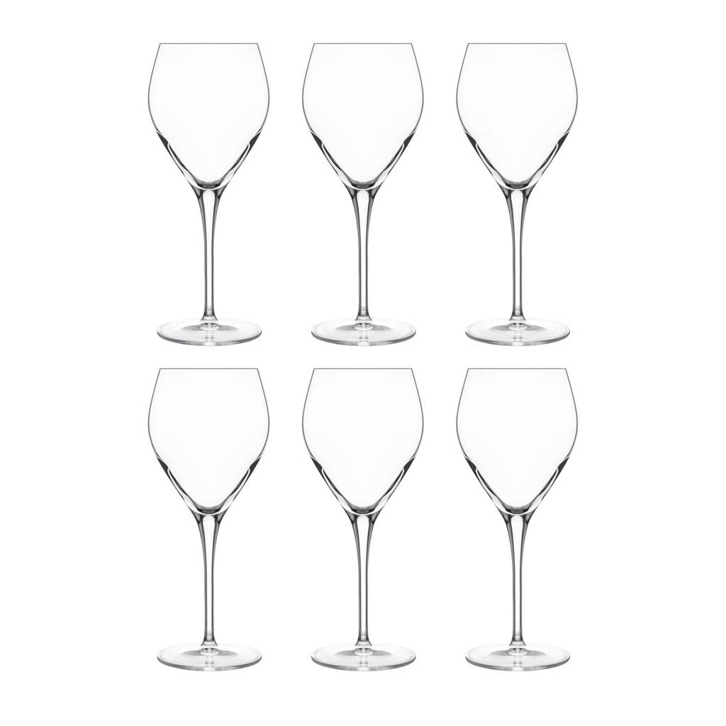 Luigi Bormioli Atelier rode wijnglas (Ø9,8 cm) (set van 6), Transparant