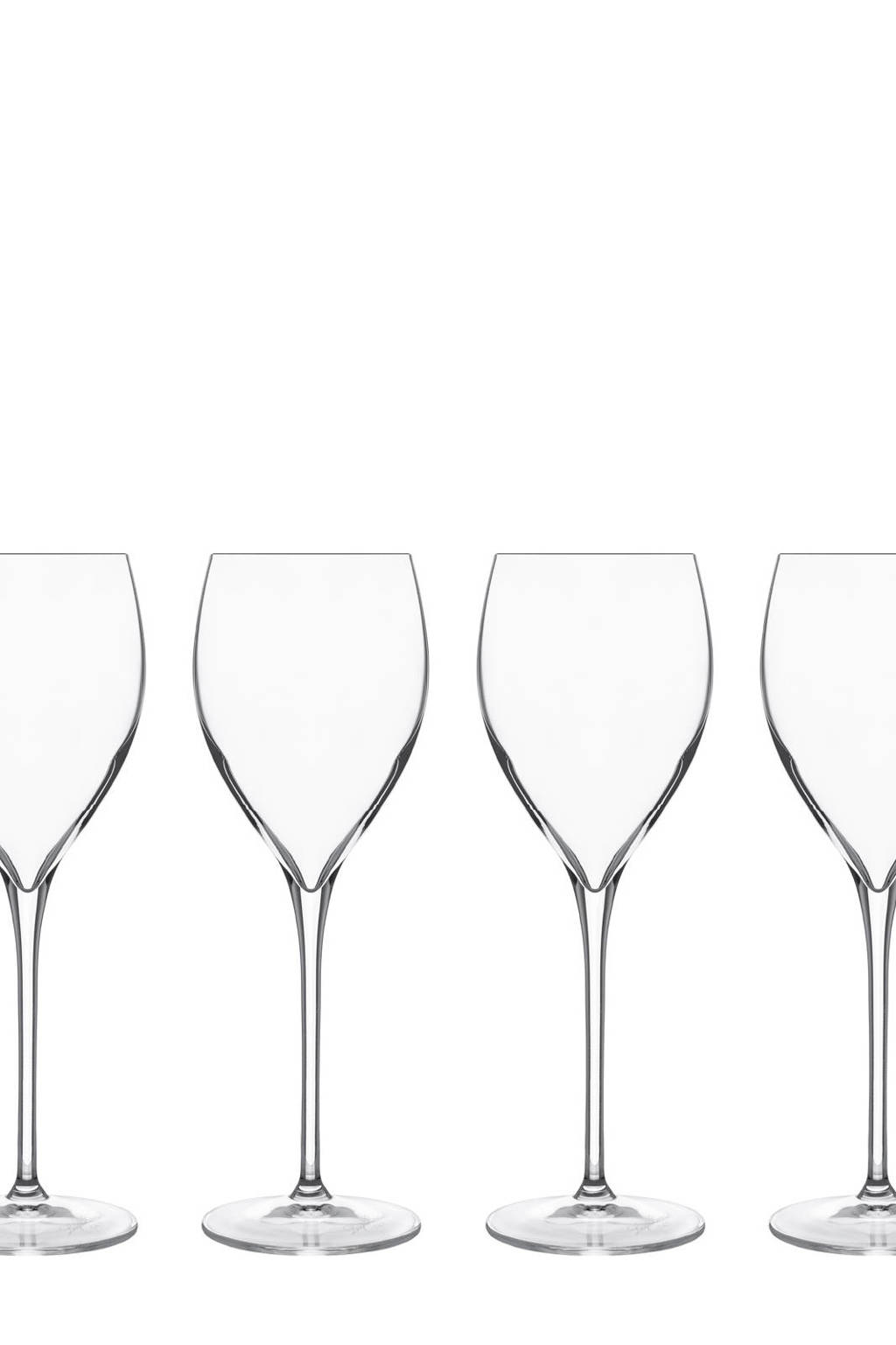 Luigi Bormioli Magnifico wijnglas (Ø8,2 cm) (set van 4), Transparant