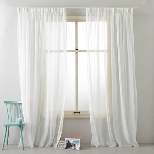 Wehkamp NOUS Living vitrage gordijn kant en klaar Turijn (per stuk) (450 x 315 cm)* aanbieding