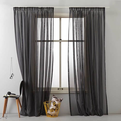 Wehkamp NOUS Living vitrage gordijn kant en klaar Turijn (per stuk) (150 x 315 cm)* aanbieding