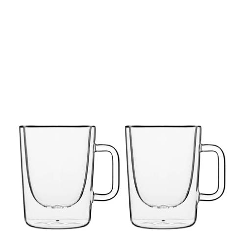 Luigi Bormioli Thermic Koffieglas O87 Cm Set Van 2 luigi bormioli kopen in de aanbieding