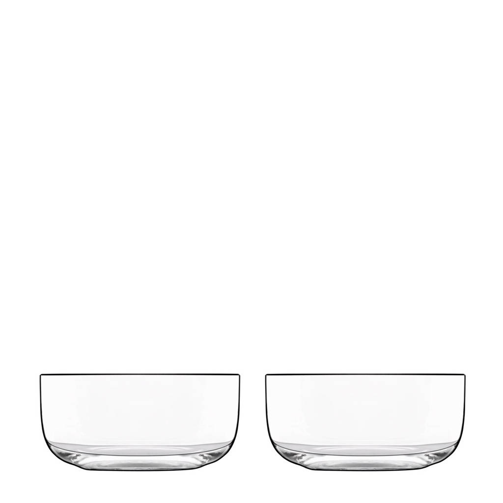 Luigi Bormioli Sublime schaaltje (Ø8,4 cm) (set van 2), Transparant