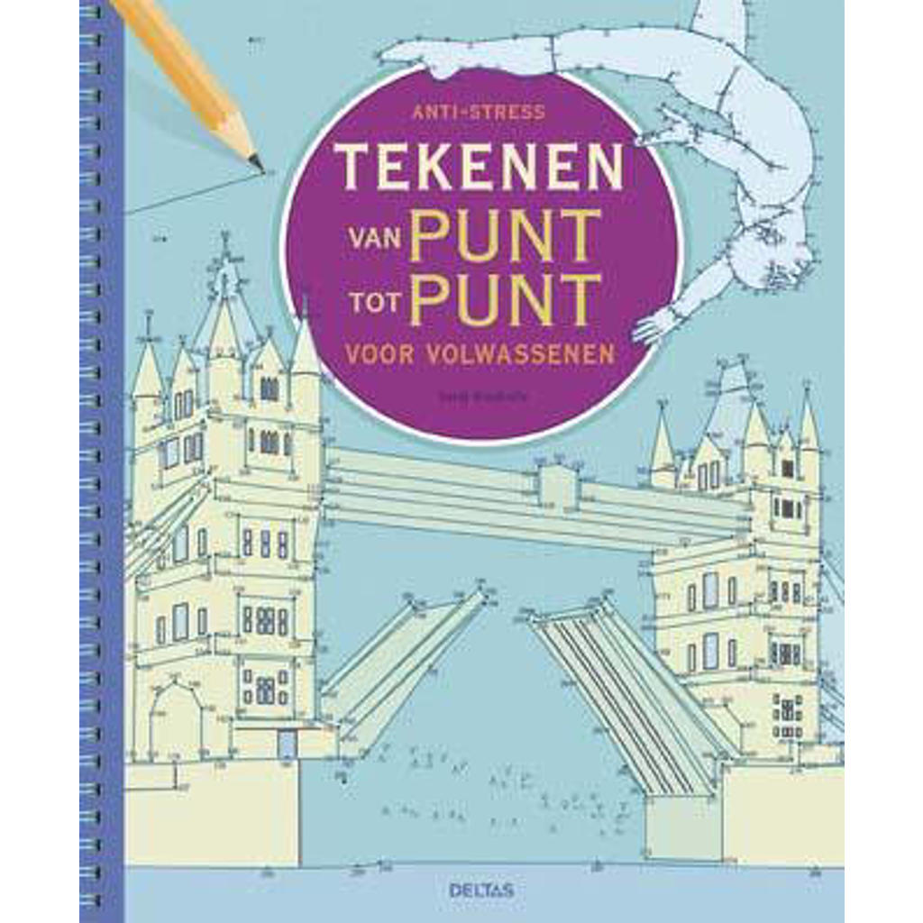 Anti-stress Tekenen van punt tot punt voor volwassenen - David Woodroffe