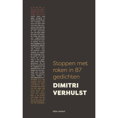 Stoppen Met Roken In 87 Gedichten Dimitri Verhulst huismerk kopen in de aanbieding Stoppen Met Roken In 87 Gedichten Dimitri Verhulst huismerk kopen in de aanbieding