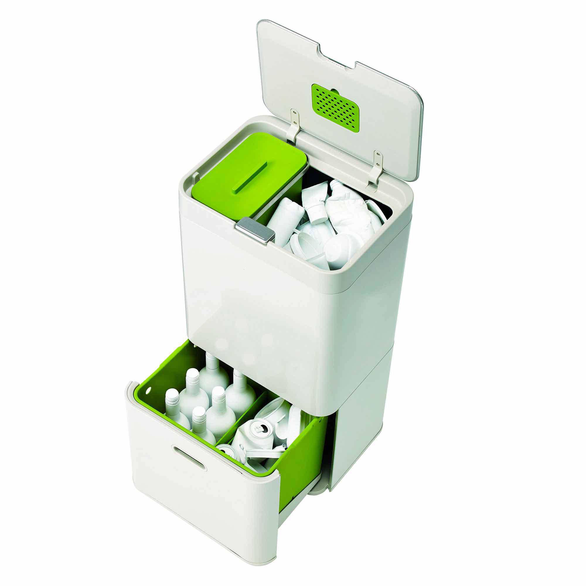 Joseph Joseph Intelligent Waste Totem 60 liter prullenbak wehkamp