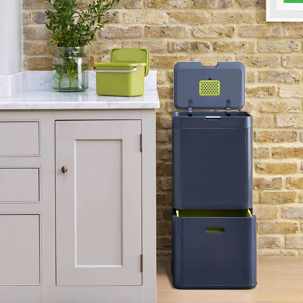 Joseph Joseph Intelligent Waste Totem 60 liter prullenbak wehkamp