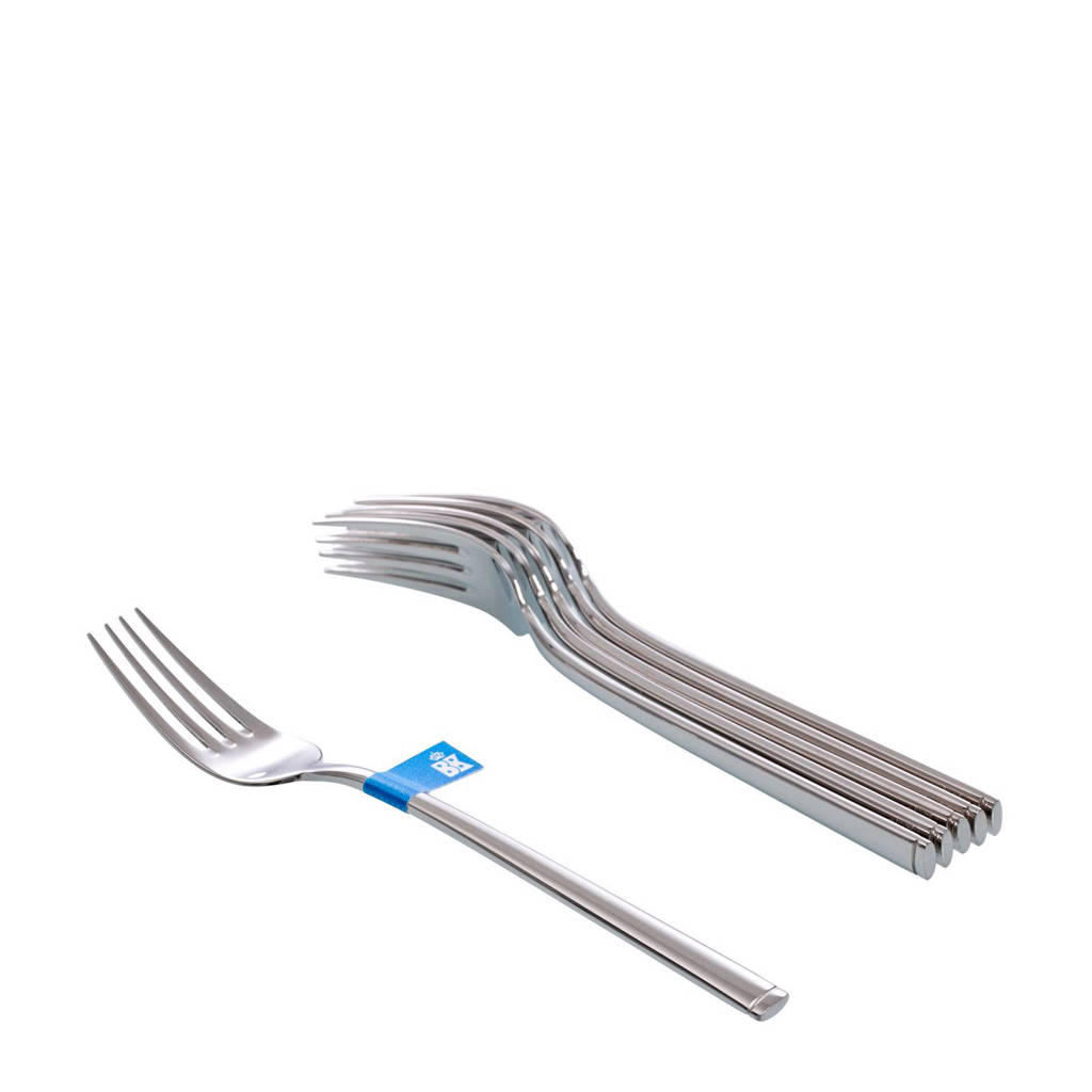 BK Waal dessertvork (6-delig), Zilver