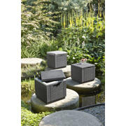 thumbnail: Allibert Cube hocker met opbergruimte (42x42 cm)