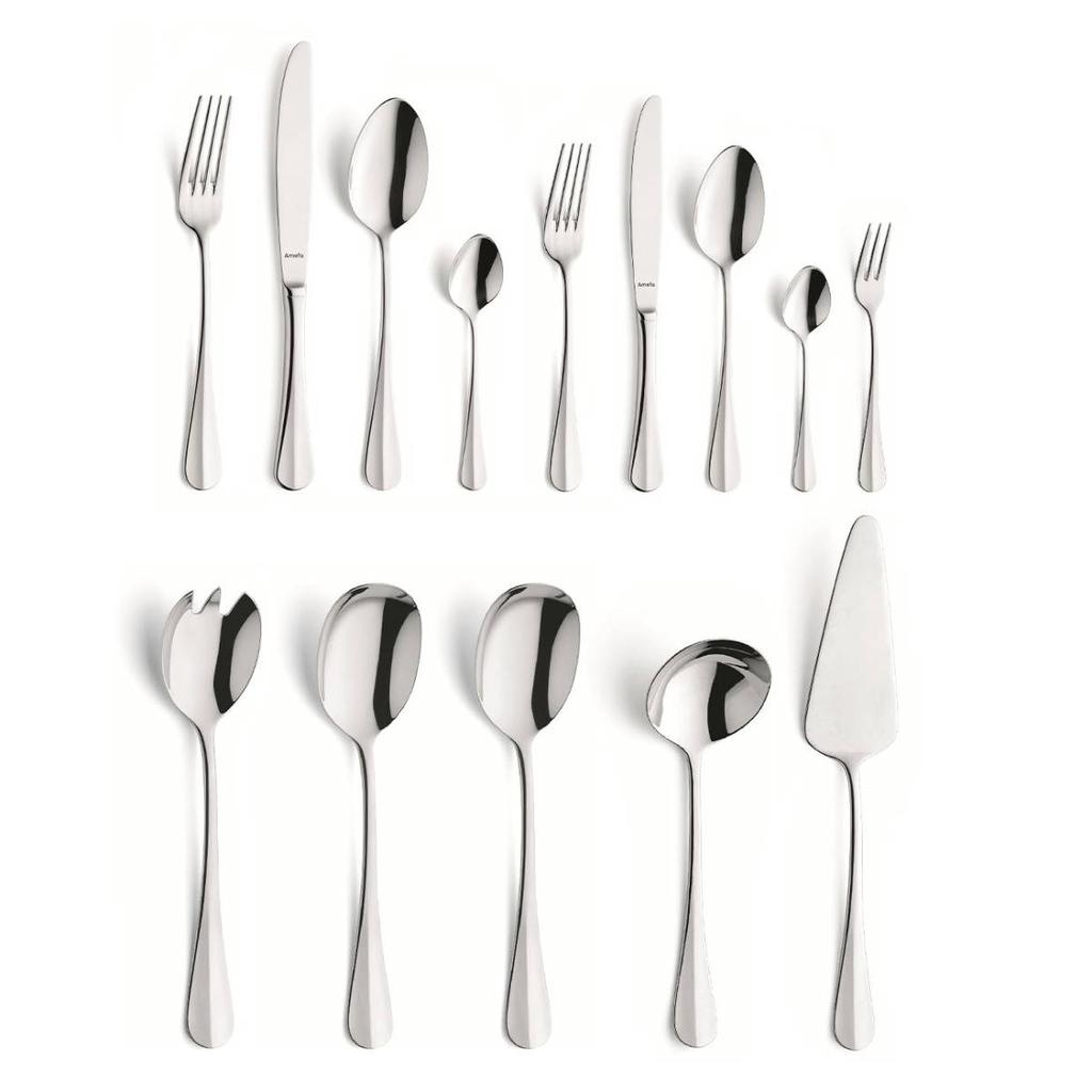 Amefa bestekset Baguette (60-delig) (6 pers.)