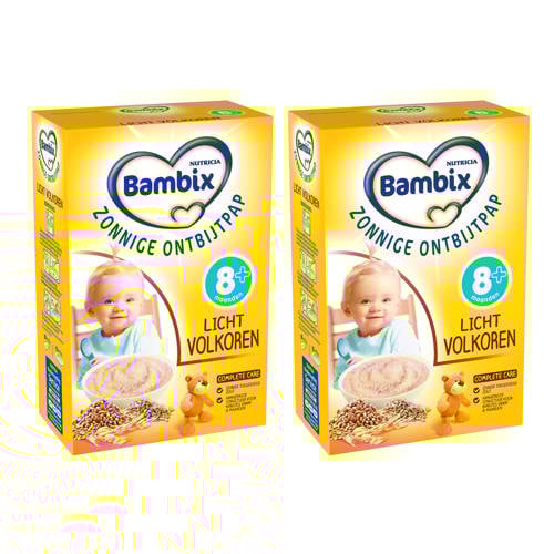 Bambix Zonnige Ontbijtpap Licht Volkoren 2 Stuks bambix kopen in de aanbieding