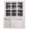 WOOOD WOOOD Lagos Vitrinekast - Grenen - Wit - 214x166x48