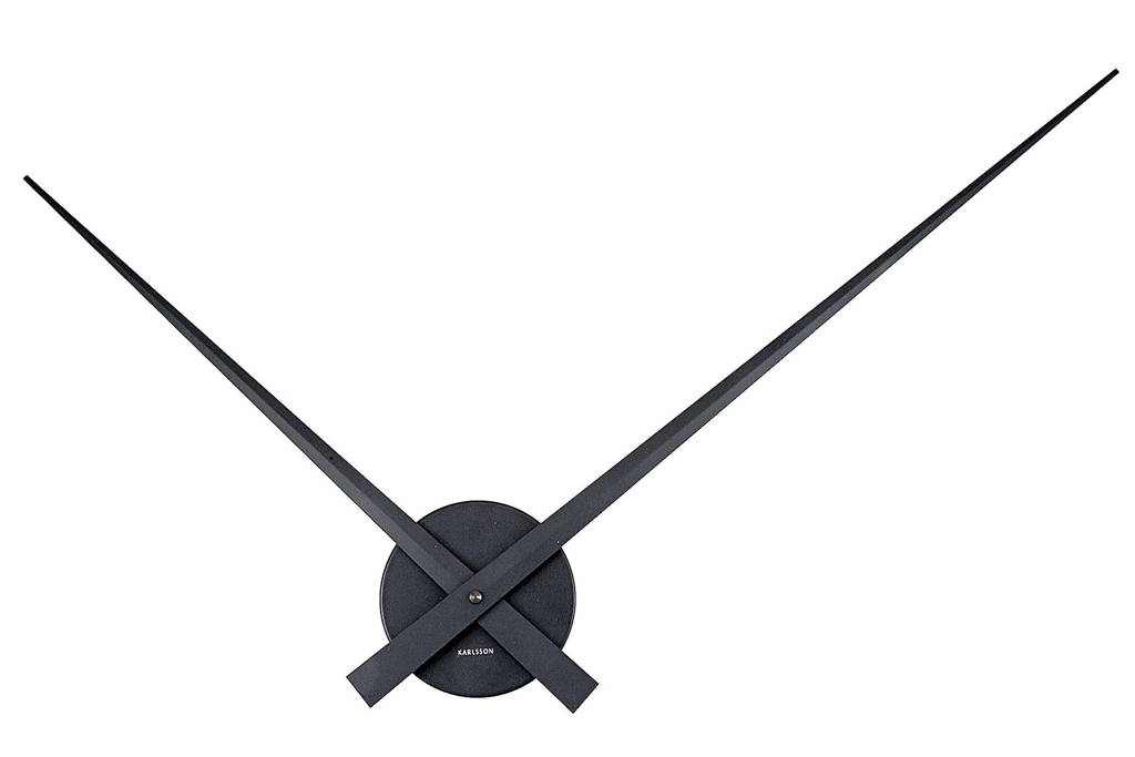 Karlsson Klokken klok (Ø90cm), Zwart