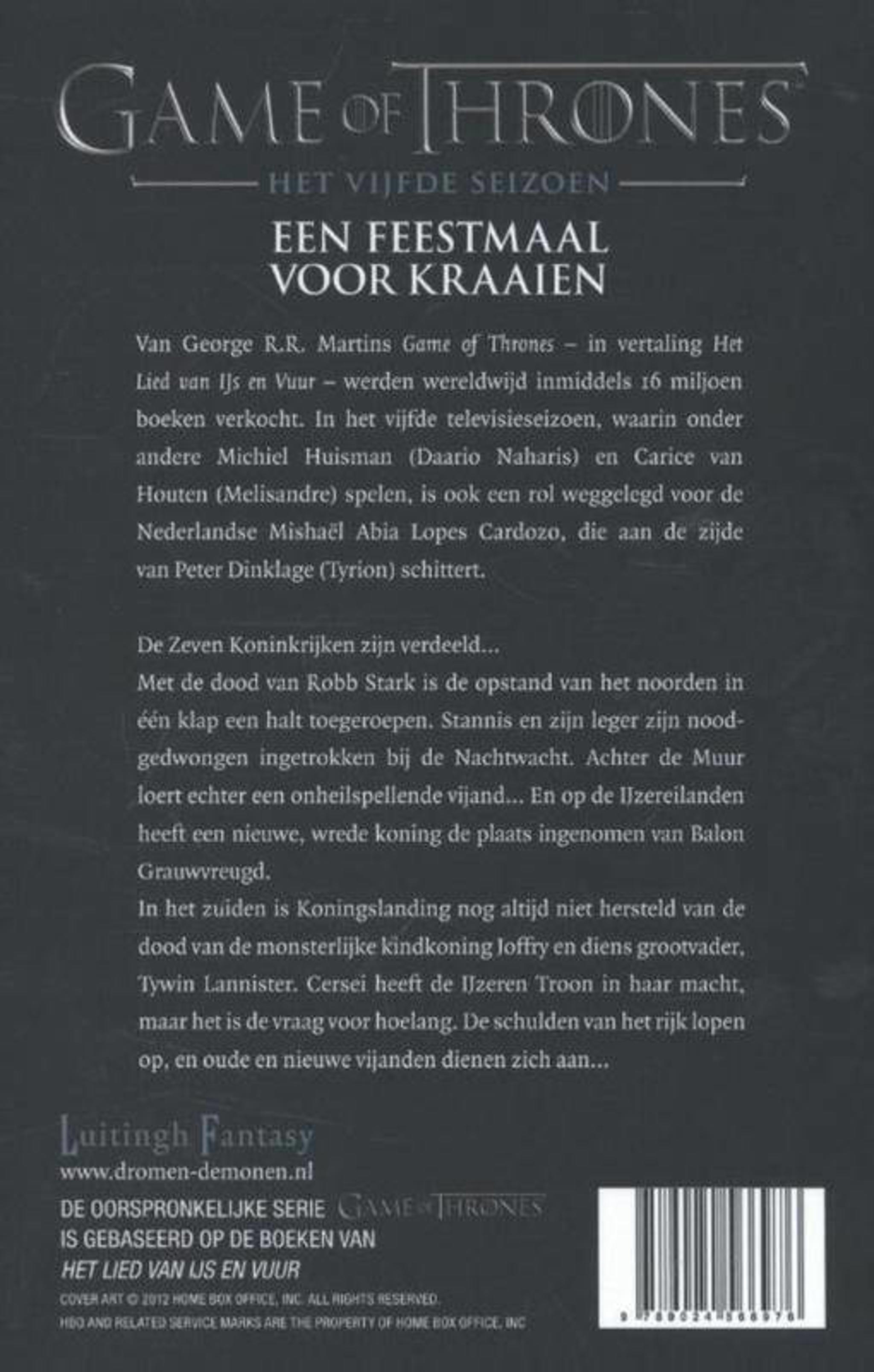 R.R. Martin Het lied van ijs en vuur Een feestmaal voor kraaien wehkamp